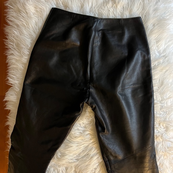 Vintage Daniel Leather Pants sz 4 - Picture 4 of 5